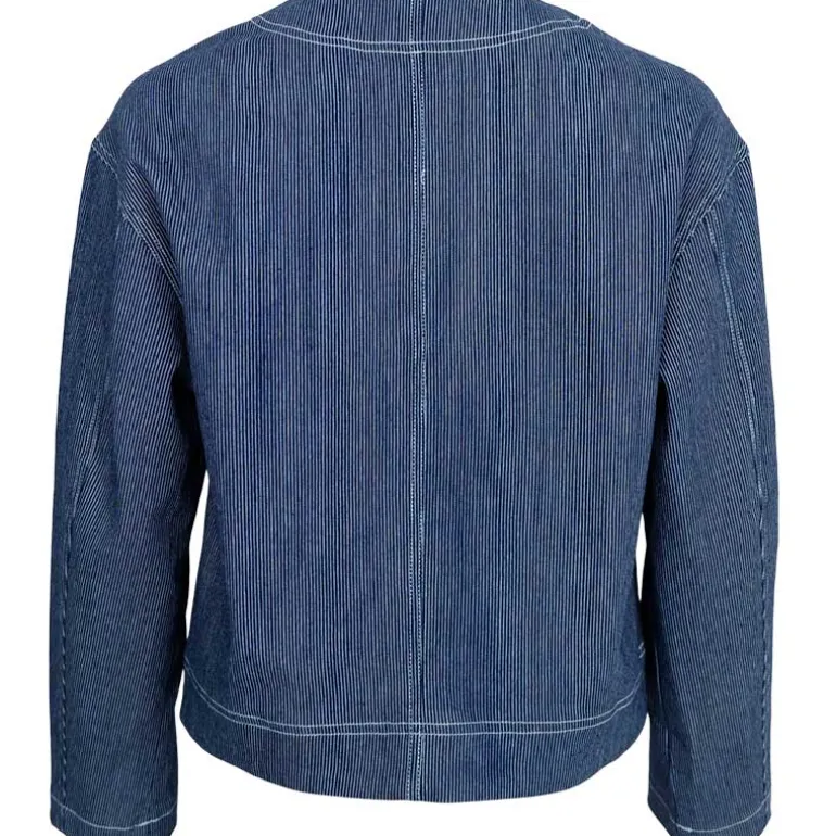 Black Colour BCAstrid Short Jacket Dark Blue