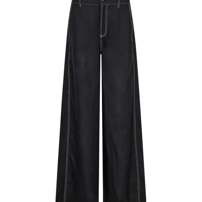 Copenhagen Muse CMNatuli Pants With Heavy Stitch Black