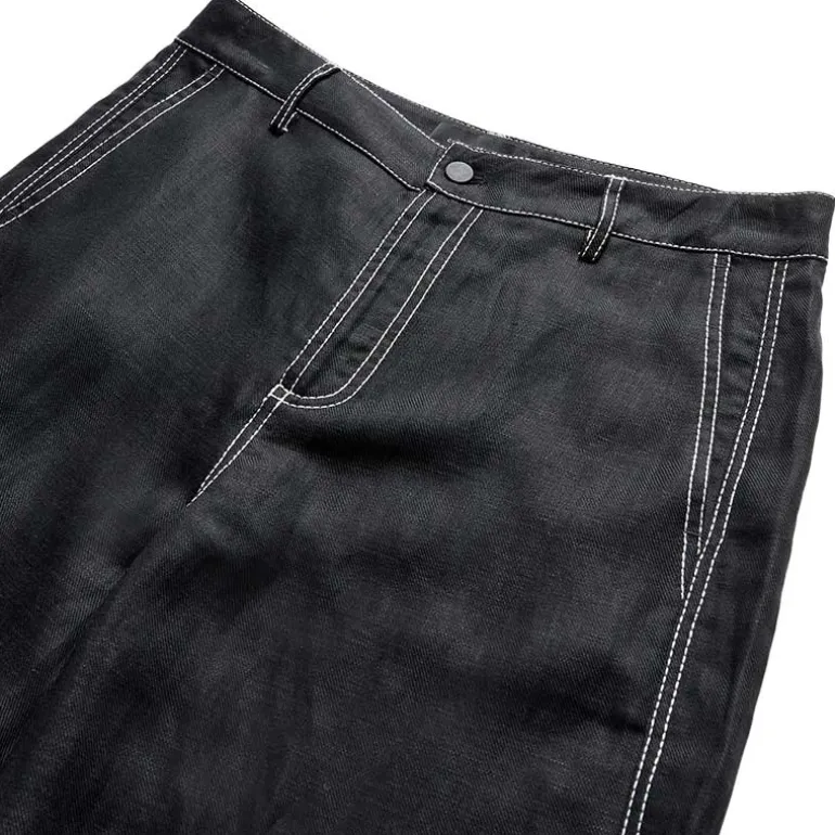 Copenhagen Muse CMNatuli Pants With Heavy Stitch Black