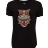 Costamani Owl Tee Black W/Army Mix