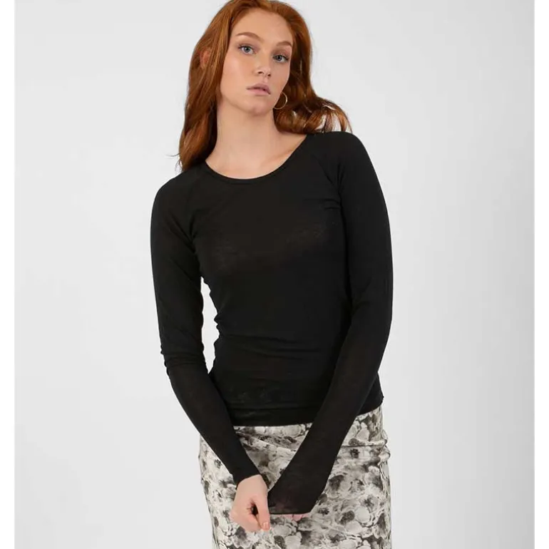 Coster Copenhagen CCH2202 Lana Wool Long Sleeve Black