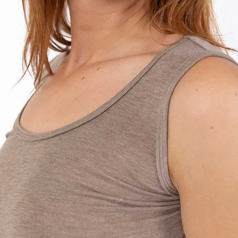 Coster Copenhagen CCH1018 Lana Wool Tanktop Hazel Melange