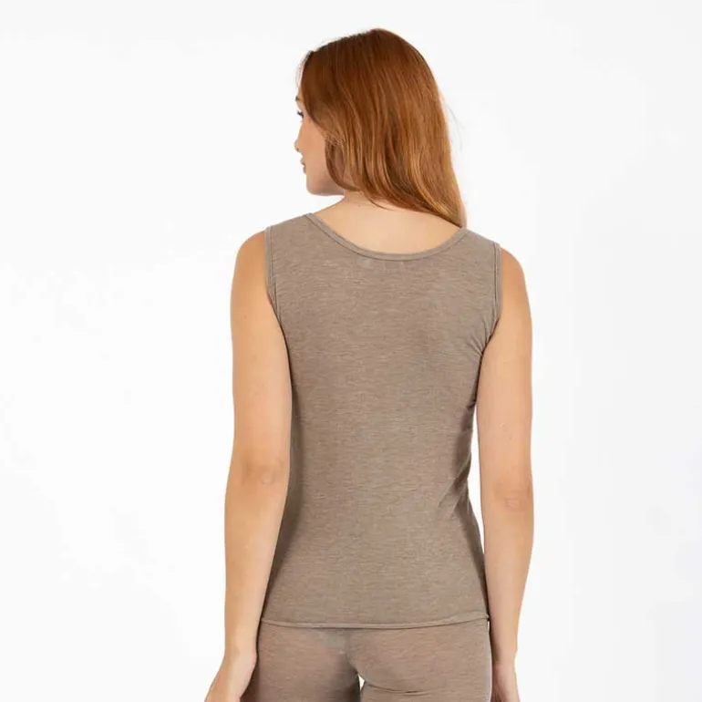 Coster Copenhagen CCH1018 Lana Wool Tanktop Hazel Melange