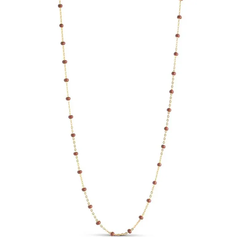 Enamel Lola Kobber Necklace Guld