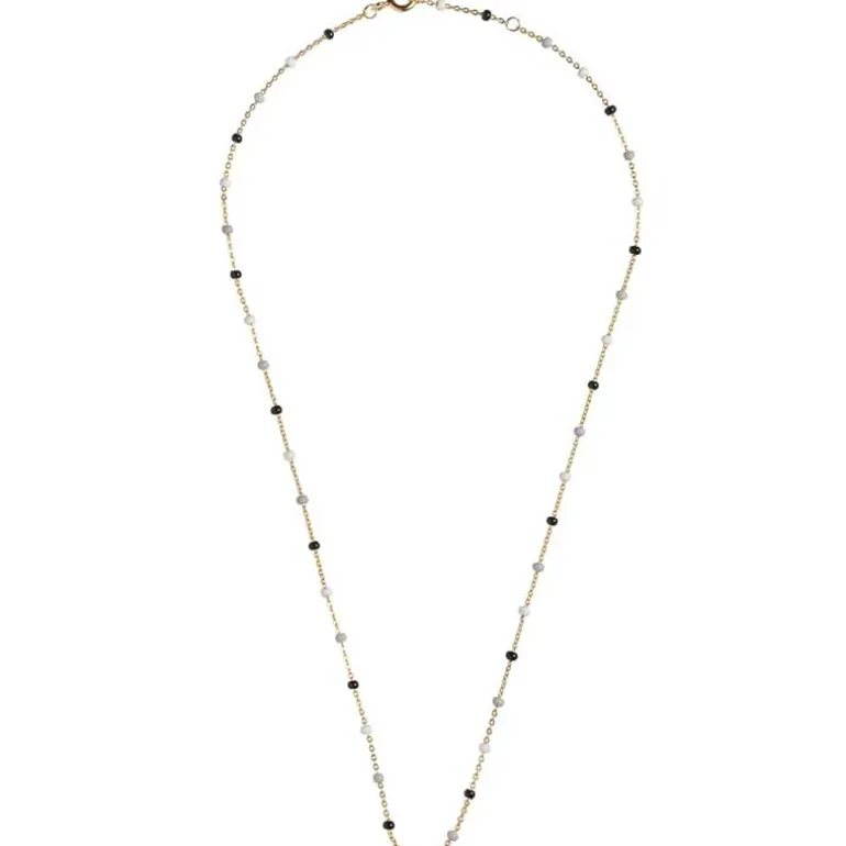 Enamel Lola Necklace Salt'n'Pepper