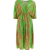 J BY J 8993 LONG DRESS GRØN