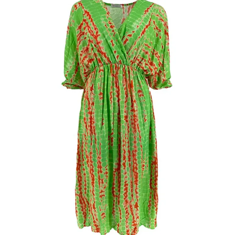 J BY J 8993 LONG DRESS GRØN