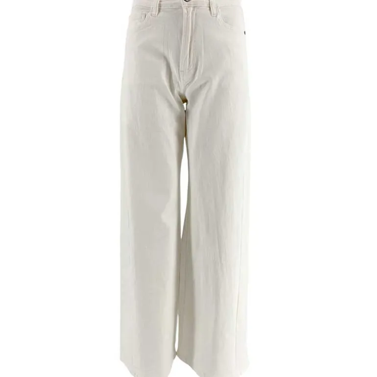 J By J 9240 Loose Stretch Jeans White