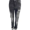 J By J 8457 Stretch Jeans Black
