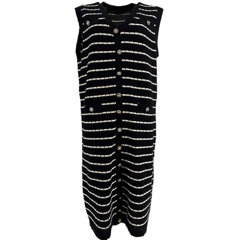 J By J ZS 88045 Striped Knit Dress Sort