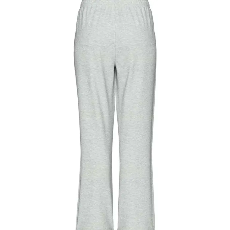 Pieces PCChilli HW Wide Sweat Pants Noos Light Grey Melange