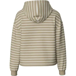 Pieces PcChilli LS Hoodie Stripes Noos BC Crockery Stripes Cloud Dancer