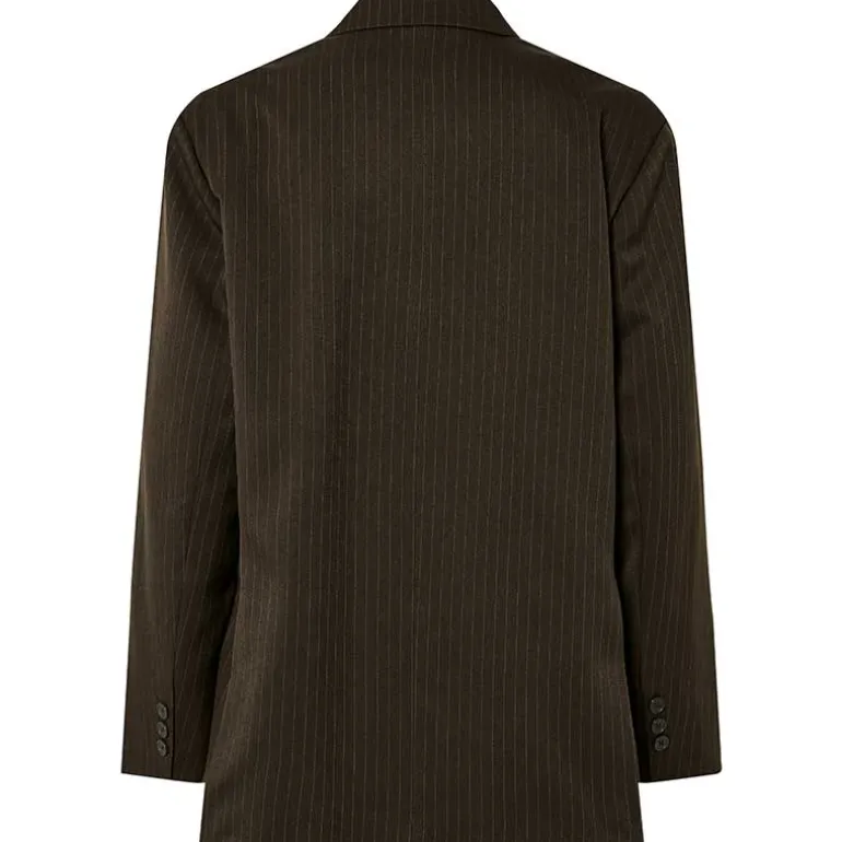 Pieces PCFalka LS Pinstriped Blazer Delicioso Stripes