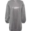 PIECES PCFAWN LS DRESS GRÅ