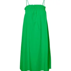 PIECES PCJULIANA STRAP DRESS D2D GRØN