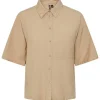 Pieces PCMilano SS Shirt D2D PB Sand
