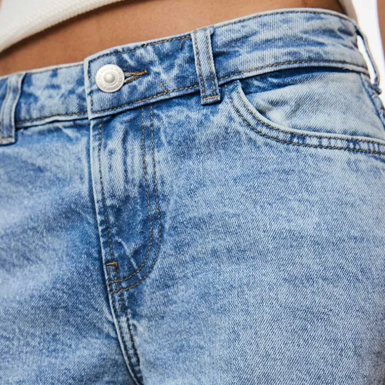 Pieces PCSelma LW Wide Jeans Noos Light Blue Denim