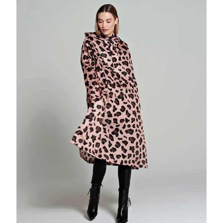 Rainkiss Rain Poncho Pink Panther Pink