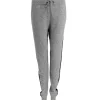 ROSAS L-67 CASHMERE MERINO PANT WITH STRIPES GRÅ