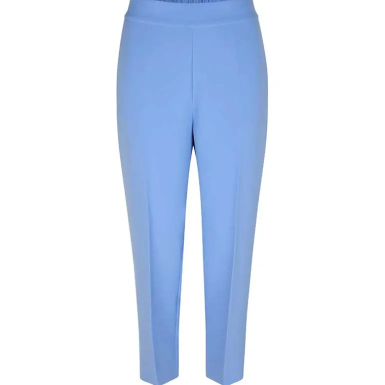 SECOND FEMALE FIQUE CROPPED TROUSERS BLÅ